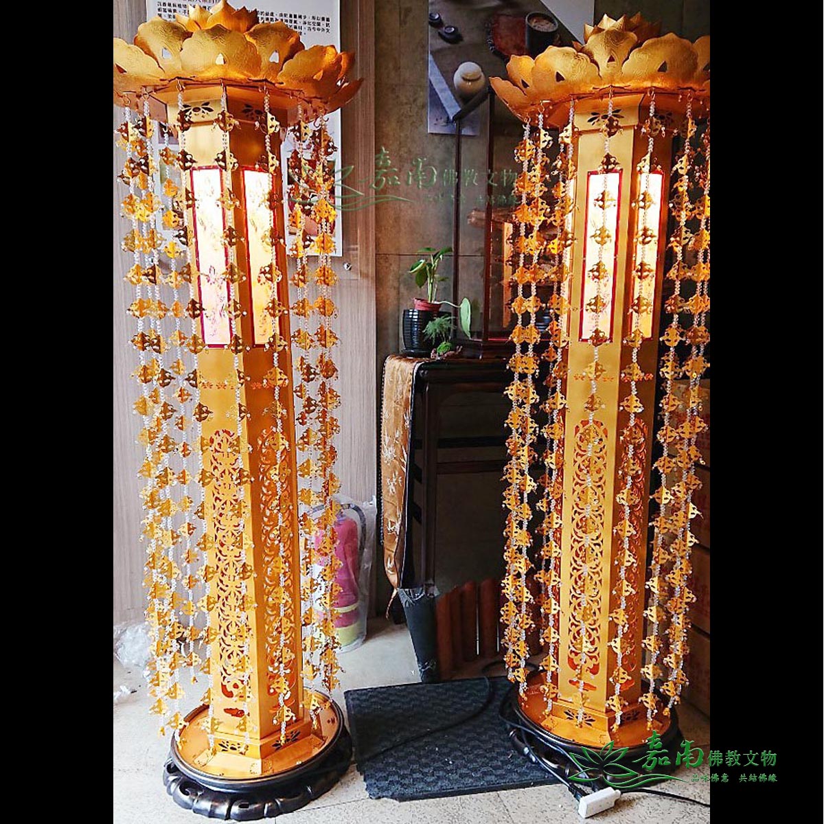 客製化-瓔珞幢幡宮燈